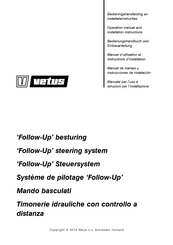 Vetus Follow-Up Manual De Manejo Y Instrucciones De Instalación