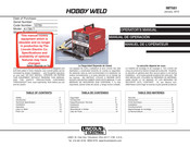 Lincoln Electric HOBBY WELD K1790-1 Manual De Operación