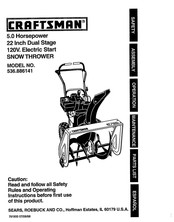 Craftsman 36.886141 Manual De Instrucciones