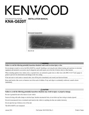 Kenwood KNA-G620T Manual De Instrucciones