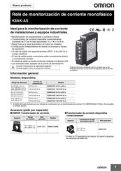 Omron K8AK-AS Serie Manual De Instrucciones