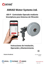 amiad ADI-P Instrucciones De Instalación, Operación Y Mantenimiento