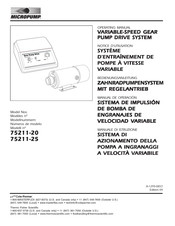 MICROPUMP 75211-20 Manual De Operación