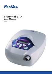 ResMed VPAP III ST-A Manual Del Usuario