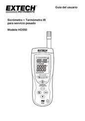 Extech Instruments HD500 Guia Del Usuario