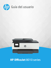 HP OfficeJet 8010 serie Guia Del Usuario