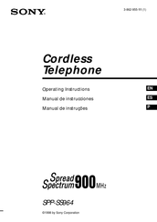 Sony SPP-SS964 Manual De Instrucciones