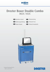 DRESTER Boxer Double C DI22C Manual De Operación