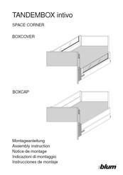 blum BOXCOVER Instrucciones De Montaje