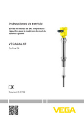 Vega VEGACAL 67 Instrucciones De Servicio