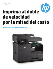 HP Officejet Pro X476dw Guía De Producto