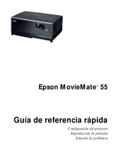 Epson MovieMate 55 Guía De Referencia Rápida