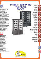 FrostEmily PRISMA - DORICA 800 TNV-PF/PG Instalación Y Uso