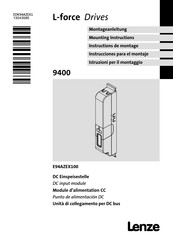 Lenze L-force 9400 Instrucciones Para El Montaje