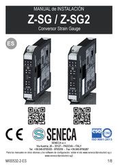 Seneca Z-SG2 Manual De Instalación