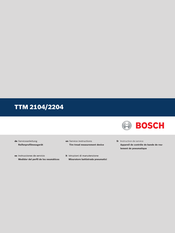 Bosch TTM 2104 Instrucciones De Servicio