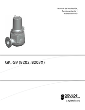 Xylem GOULDS GK 8203 Manual De Instalación, Funcionamiento Y Mantenimiento