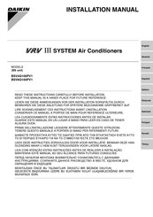 Daikin BSV4Q100PV1 Manual De Instalación