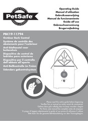 Petsafe PBC19-11794 Manual De Funcionamiento