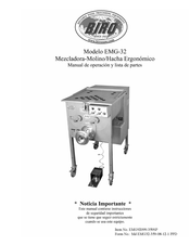 BIRO EMG-32 Manual Del Operacion