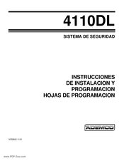 ADEMCO 4110DL Instrucciones De Instalación Y Programación