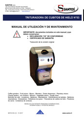 Santos 53 Manual De Utilización Y De Mantenimiento