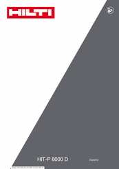 Hilti HIT-P 8000 D Manual De Instrucciones