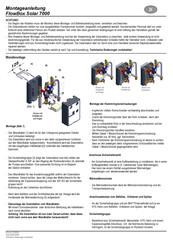 Watts Industries FlowBox Solar 7000 Instrucciones De Montaje