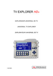 Promax TV EXPLORER HD+ Manual De Instrucciones