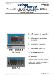 Spirax Sarco B850-P-2 Guia De Inicio Rapido