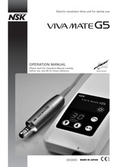 NSK VIVA MATE G5 Manual De Instrucciones