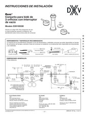 DXV Rem D35100330 Instrucciones De Instalación