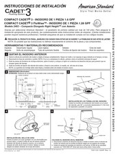 American Standard CADET 3 2403 Instrucciones De Instalación