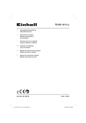 EINHELL TE-HD 12 Li Manual De Instrucciones