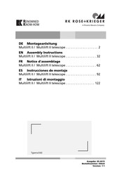 RK Rose+Krieger Multilift II Instrucciones De Montaje