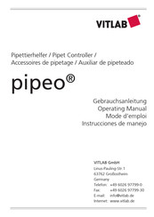 VITLAB pipeo Instrucciones De Manejo