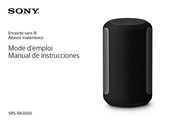 Sony SRS-RA3000 Manual De Instrucciones