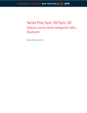 Plantronics Poly Sync 20 Serie Guia Del Usuario