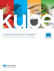 Kinetico kube Manual Del Usuario