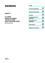 Siemens ET 200SP Manual De Producto