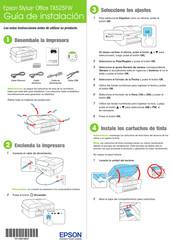 Epson Stylus Office TX525FW Guia De Instalacion