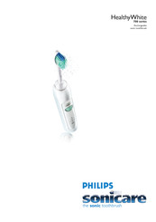 Philips Sonicare HealthyWhite 700 Serie Manual Del Usuario