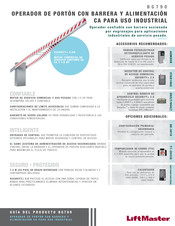LiftMaster BG790 Guía Del Producto