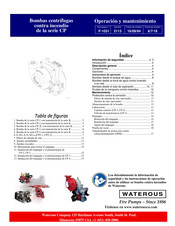 Waterous CP-2L Operación Y Mantenimiento