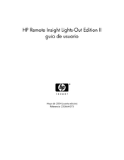 HP Remote Insight Lights-Out Edition II Guía De Usuario