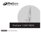 ProTeam ProCare 15XP HEPA Instrucciones Importantes De Seguridad