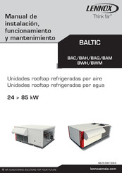 Lennox BALTIC BAH Manual De Instalación, Funcionamiento Y Mantenimiento