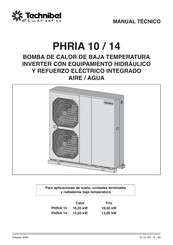 Technibel Climatisation PHRIA 10 Manual Tecnico