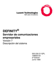 Lucent Technologies DEFINITY CA 631DA1 Manual Del Usuario