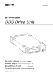 Sony SDT-D11000 Guía Del Operador